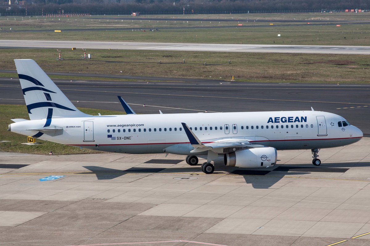 Aegean Airlines (A3-AEE), SX-DNC, Airbus, A 320-232 sl, 10.03.2016, DUS-EDDL, Dsseldorf, Germany 