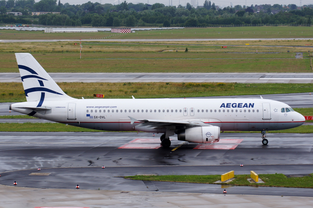 Aegean Airlines  Airbus A320-232  SX-DVL  EDDL-DUS, 12.07.2015