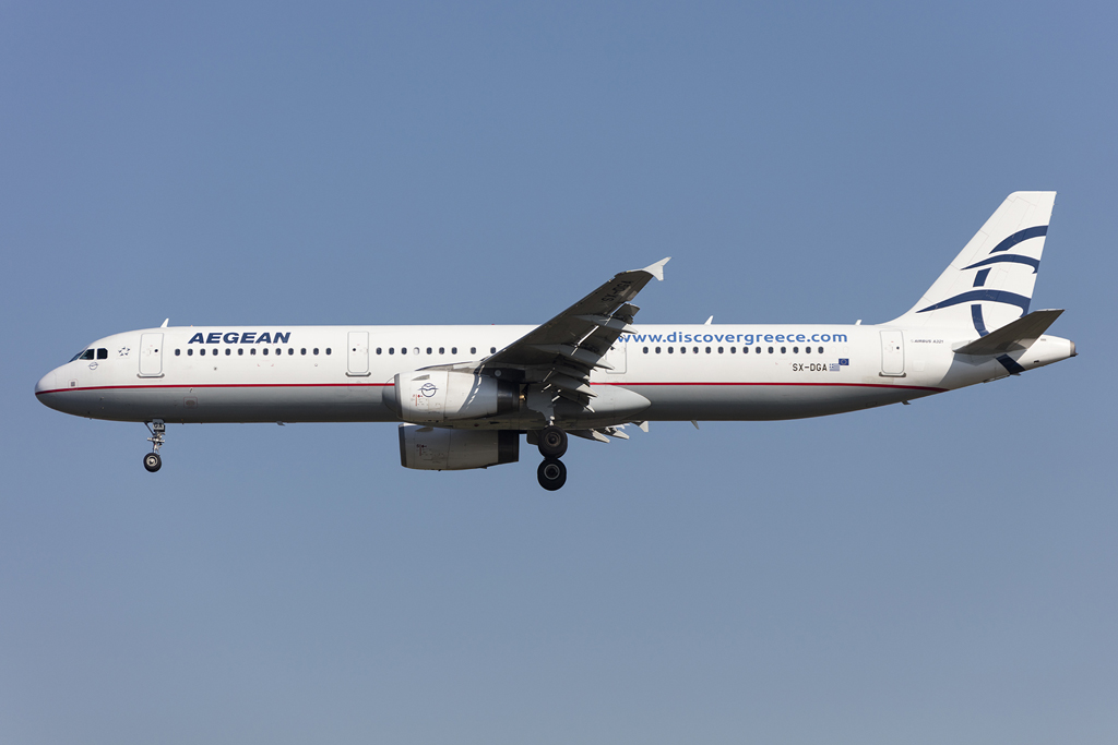 Aegean Airlines, SX-DGA, Airbus, A321-231, 30.08.2015, FRA, Frankfurt, Germany 



