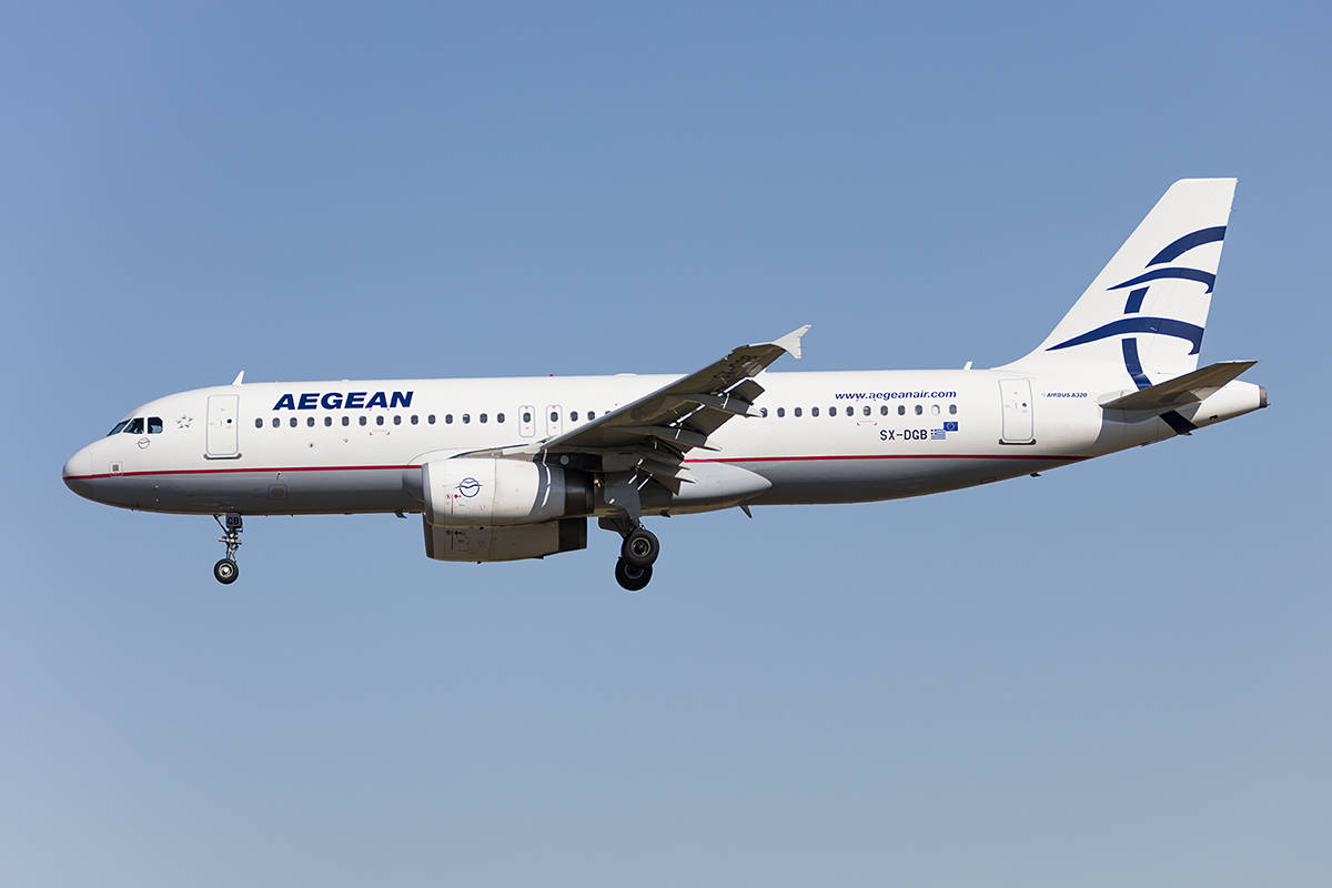 Aegean Airlines, SX-DGB, Airbus, A320-232, 13.09.2017, BCN, Barcelona, Spain 



