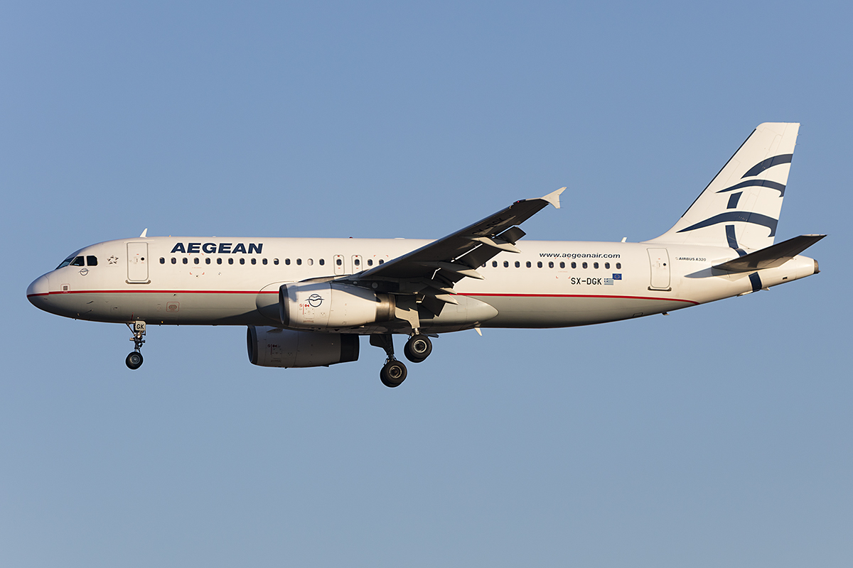 Aegean Airlines, SX-DGK, Airbus, A320-232, 14.10.2018, FRA, Frankfurt, Germany 


