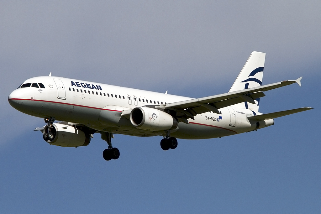 Aegean Airlines, SX-DGK, Airbus, A320-232, 24.05.2014, LYS, Lyon, France




