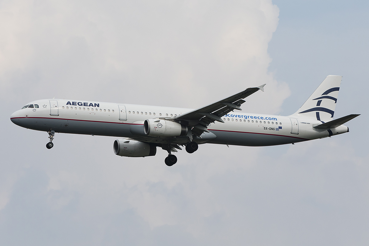Aegean Airlines, SX-DNG, Airbus, A321-231, 06.09.2018, MXP, Mailand, Italy 



