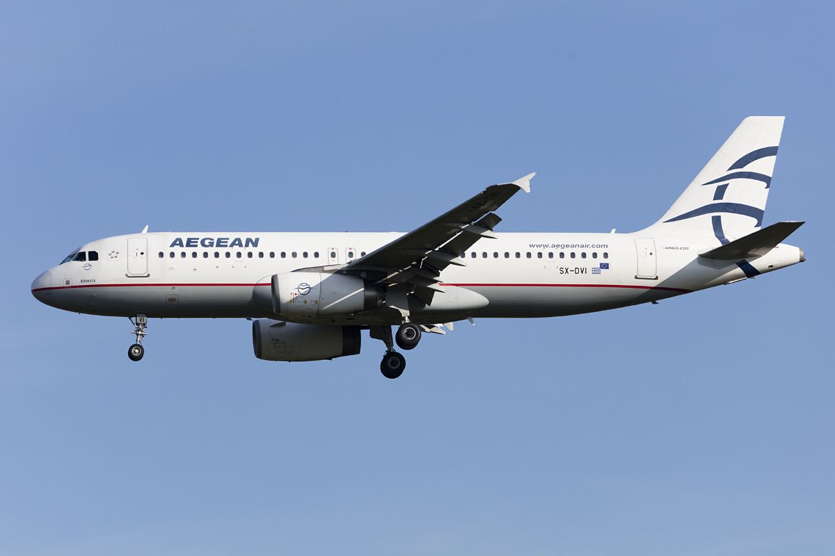 Aegean Airlines, SX-DVI, Airbus, A320-232, 29.09.2016, MUC, München, Germany 



