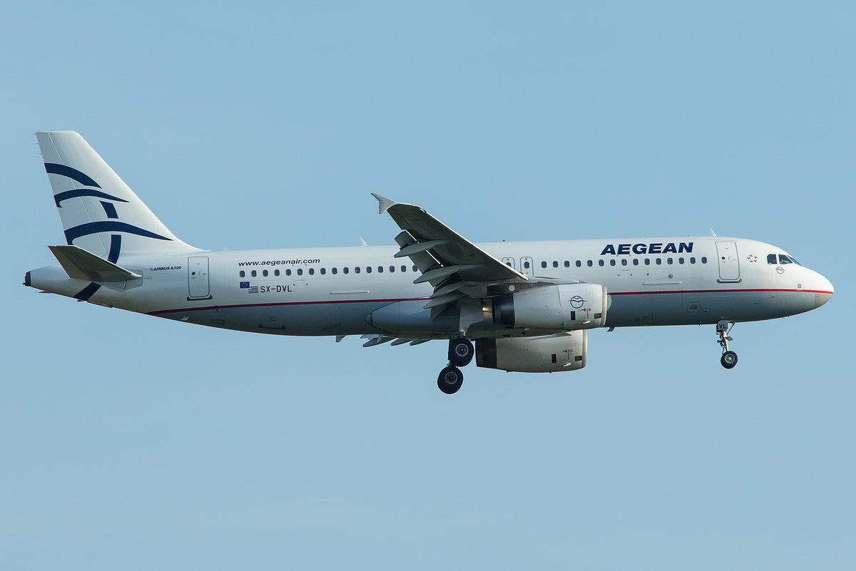 Aegean Airlines, SX-DVL, Airbus, A320-232, 01.05.2019, MUC, München, Germany


