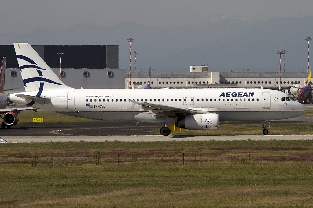 Aegean Airlines, SX-DVL, Airbus, A320-232, 14.09.2013, MXP, Mailand, Italy 






