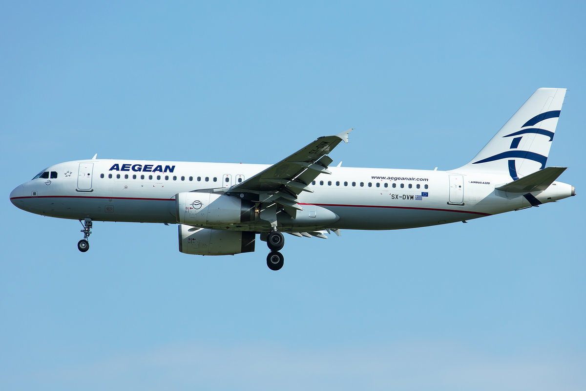 Aegean Airlines, SX-DVM, Airbus, A320-232, 02.05.2019, MUC, München, Germany


