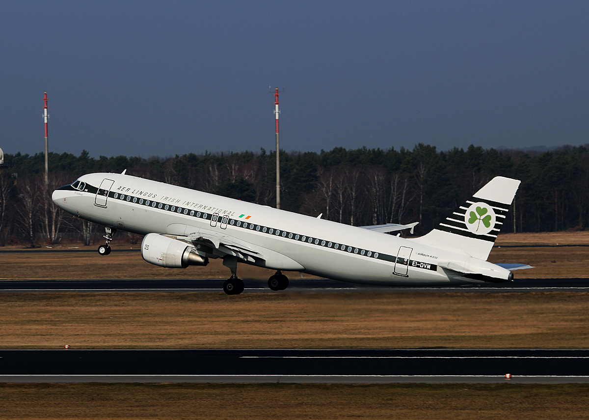 Aer Lingus, Airbus A 320-214, EI-DVM, TXL, 08.03.2016