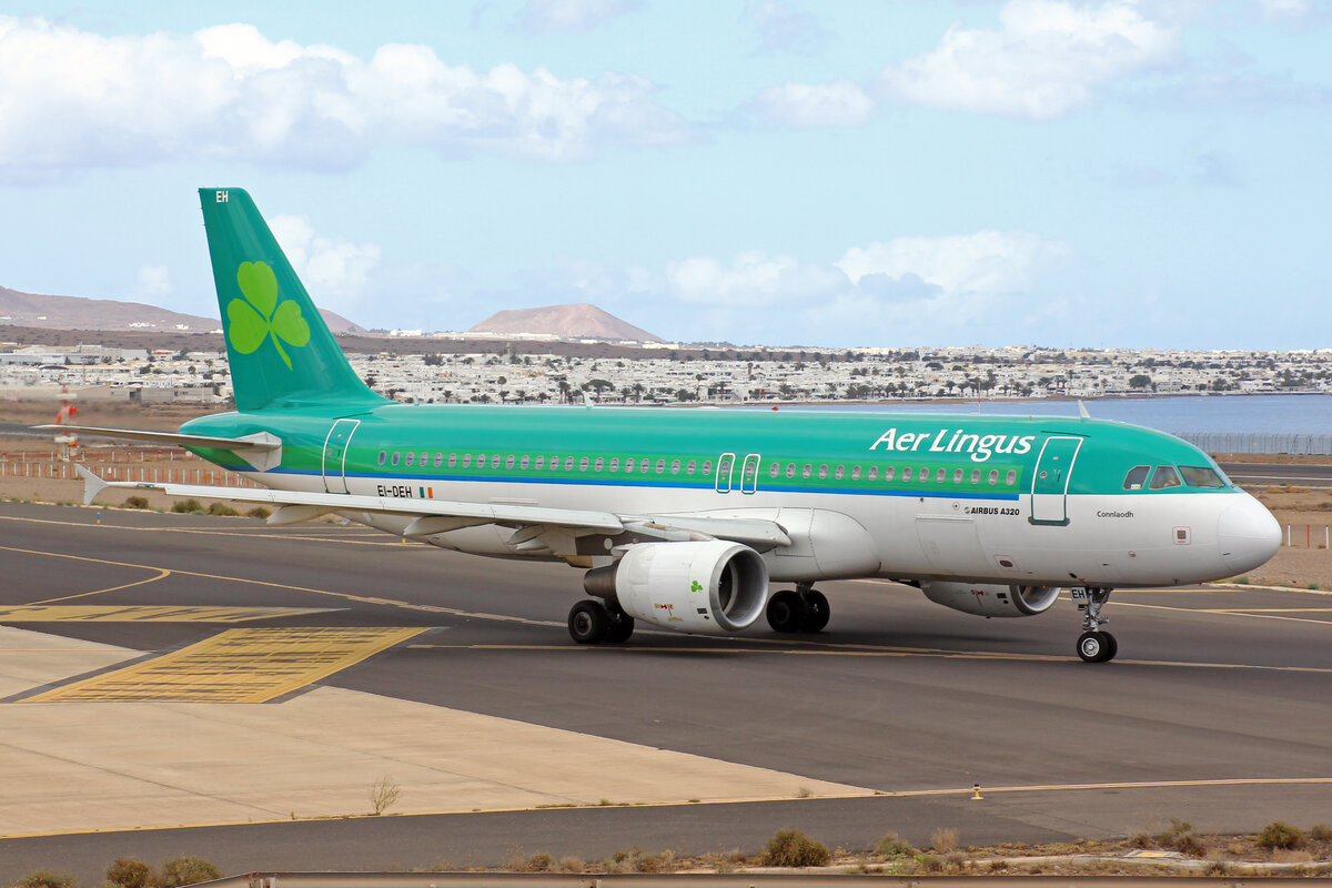 Aer Lingus, EI-DEH, Airbus A320-214, msn: 2294, 02.Juni 2022, ACE Lanzarote, Spain.