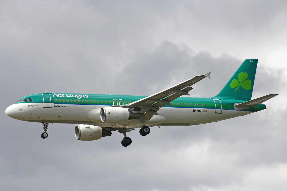 Aer Lingus, EI-FNJ, Airbus A320-216, 01.Juli 2016, LHR London Heathrow, United Kingdom.