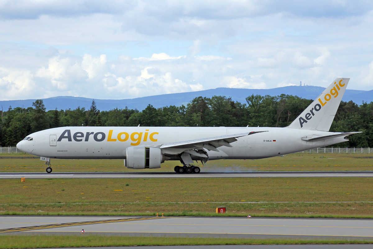 Aero Locgic, D-AALA, Boeing 777-FZN, 20.Mai 2017, FRA Frankfurt am Main, Germany.