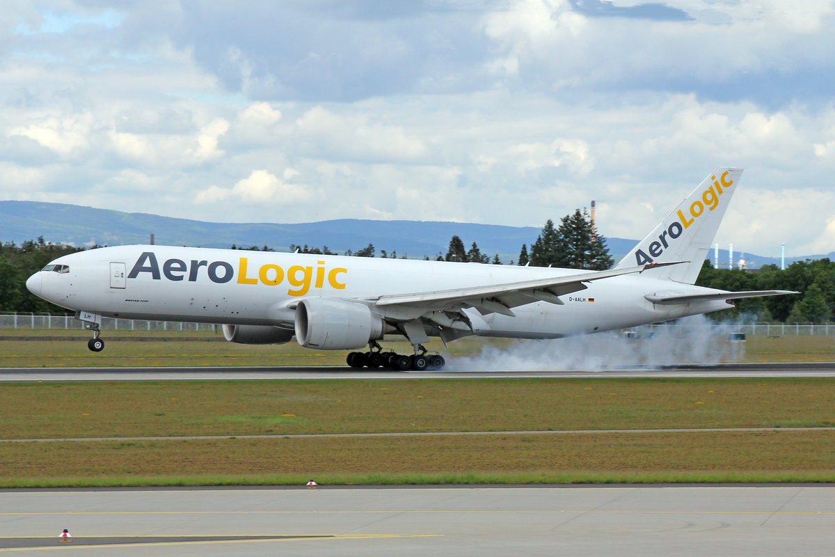 Aero Locgic, D-AALH, Boeing 777-FZN, 20.Mai 2017, FRA Frankfurt am Main, Germany.