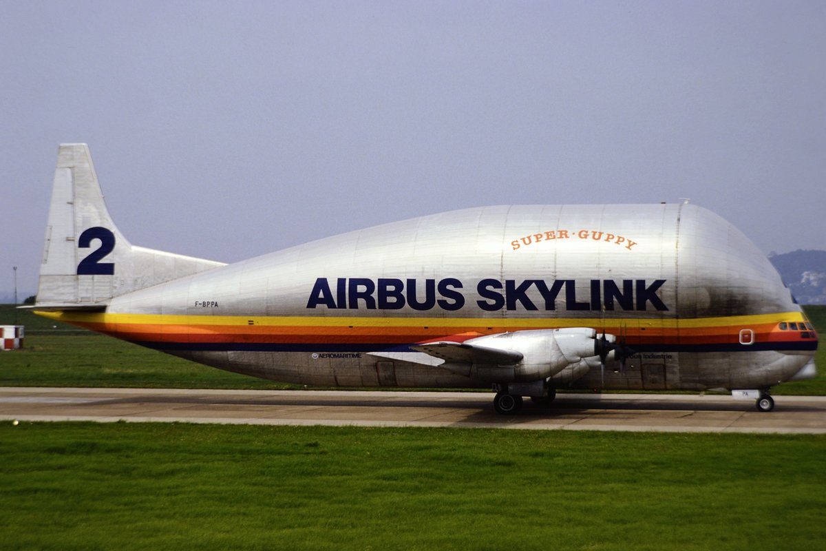 Aero Spaceline 377SGT-201 Super Guppy - AIB Airbus International Transport Skylink 2 - 002 - F-BPPA - 1995 - LFBO