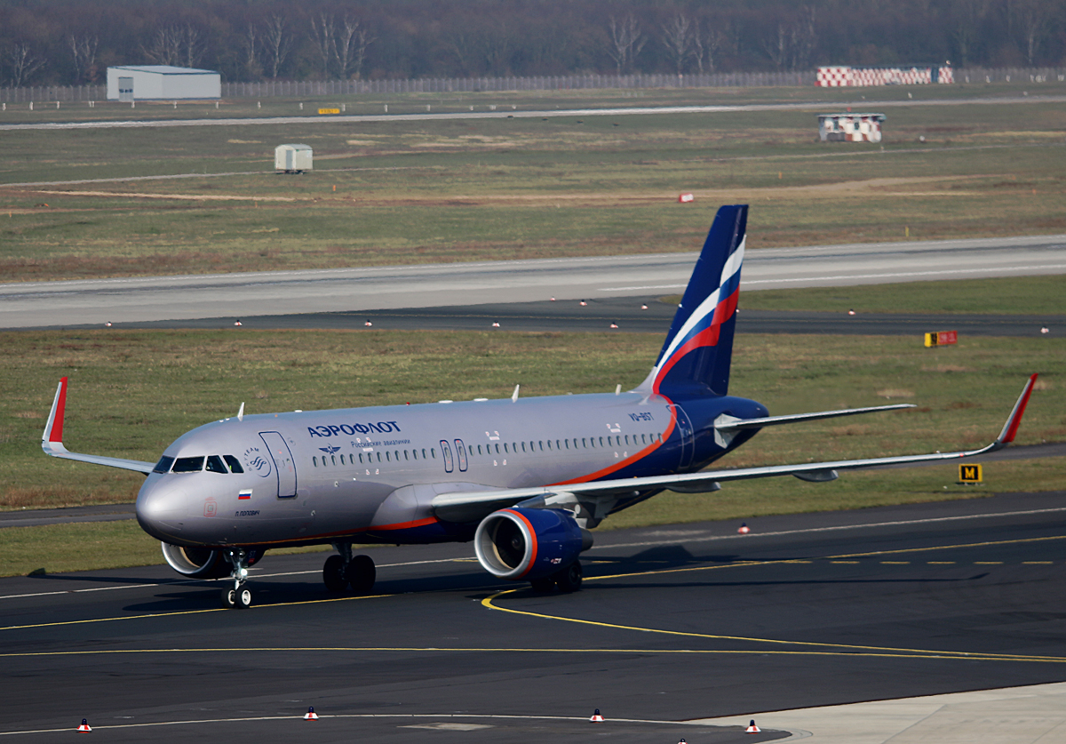 Aeroflot, Airbus A 320-214, VQ-BST, DUS, 10.03.2016