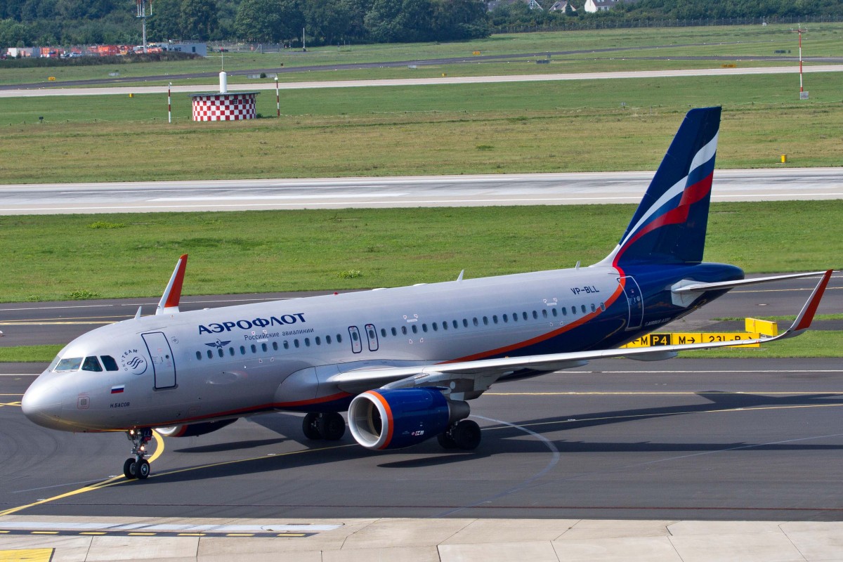 Aeroflot (SU-AFL), VP-BLL  N. Basov , Airbus, A 320-214 sl, 22.08.2015, DUS-EDDL, Düsseldorf, Germany