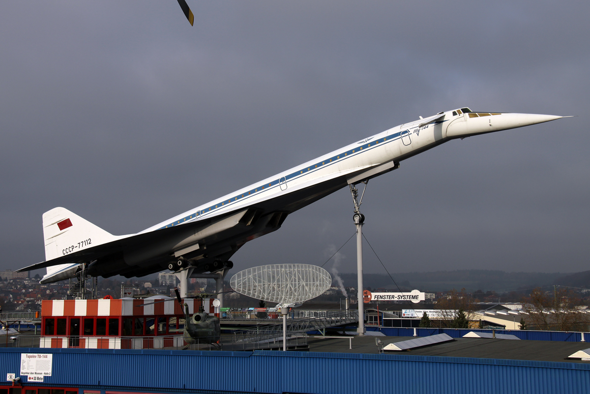 Aeroflot Tu-144 CCCP-77112 im Museum in Sinsheim am 17.11.2012