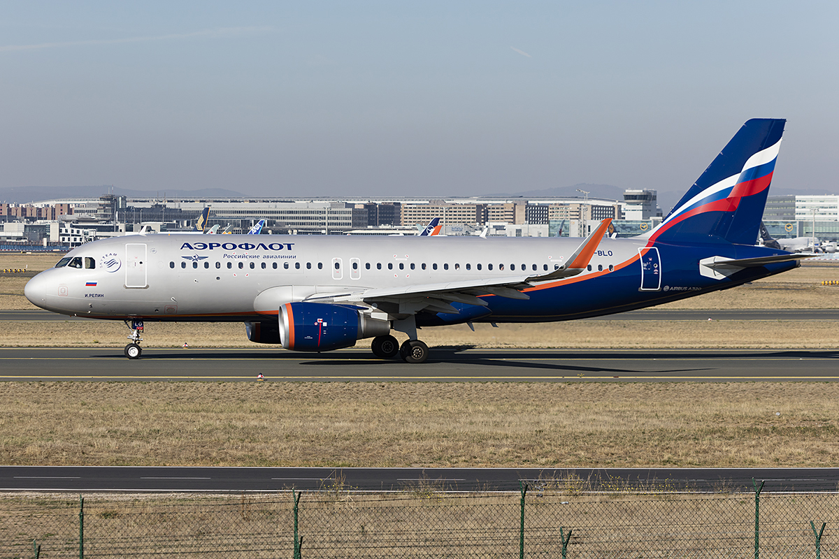 Aeroflot, VP-BLO, Airbus, A320-214, 14.10.2018, FRA, Frankfurt, Germany 



