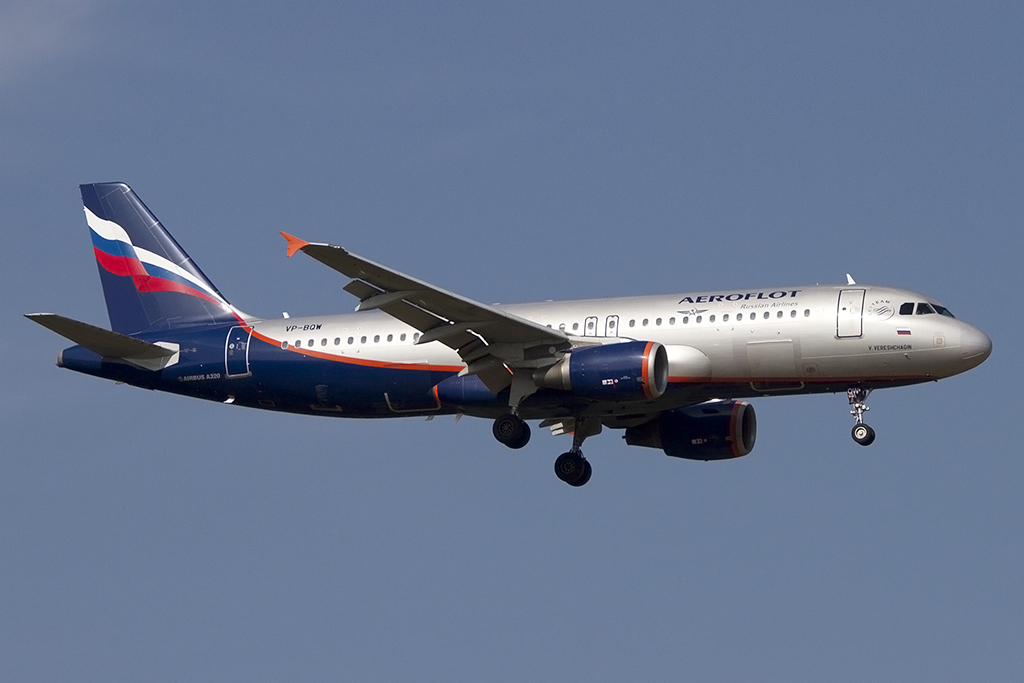 Aeroflot, VP-BQW, Airbus, A320-214, 28.09.2013, FRA, Frankfurt, Germany 



