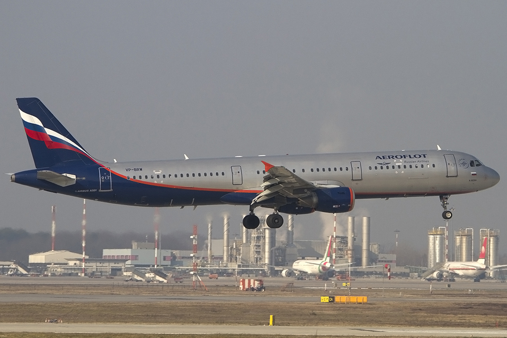 Aeroflot, VP-BRW, Airbus, A321-211, 19.02.2015, MXP, Mailand, Italy 





