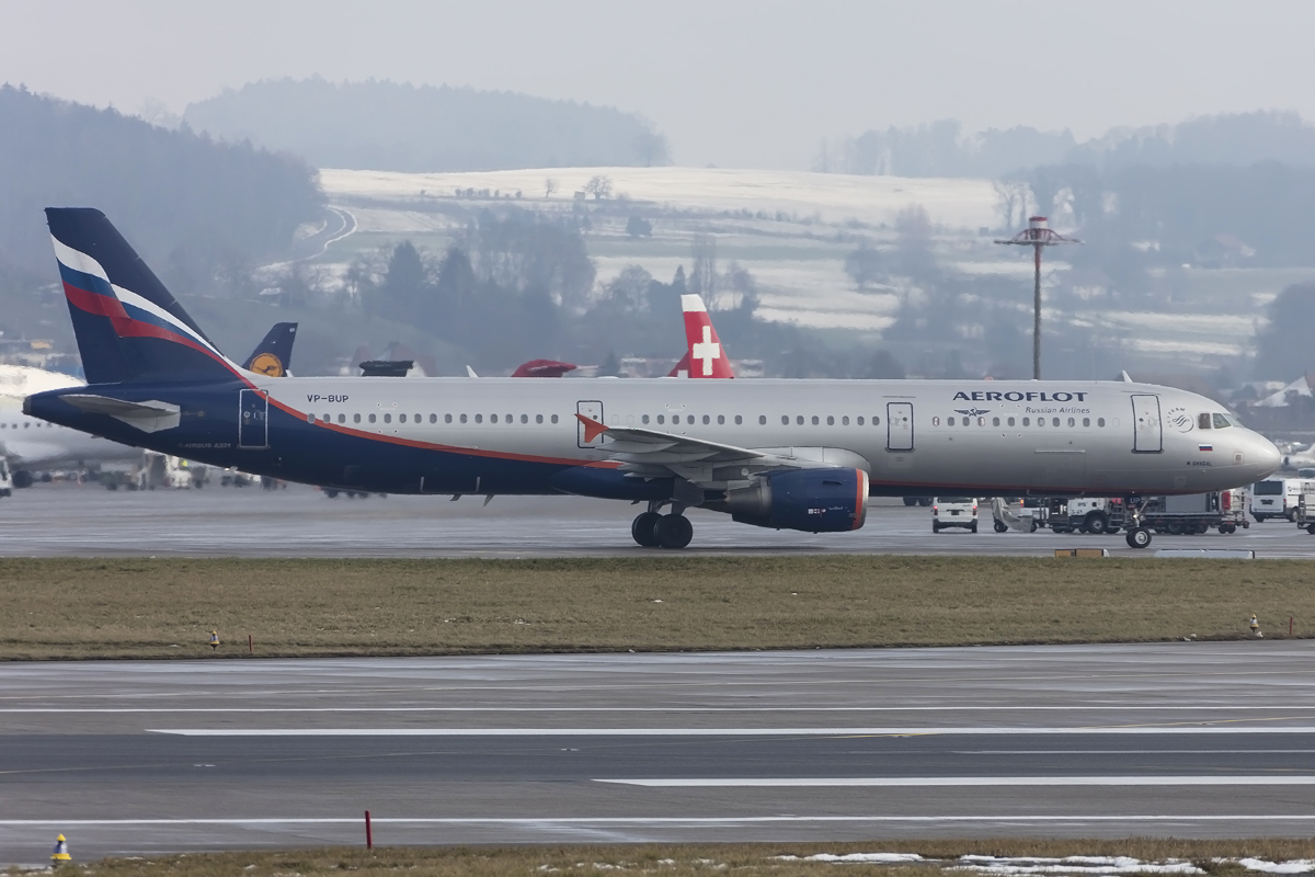 Aeroflot, VP-BUP, Airbus, A321-211, 23.01.2016, ZRH, Zürich, Switzerland





