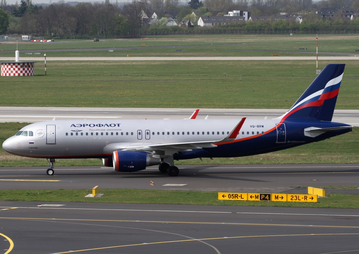 Aeroflot, VQ-BRW  S. Botkin , Airbus, A 320-200, 02.04.2014, DUS-EDDL, Dsseldorf, Germany 