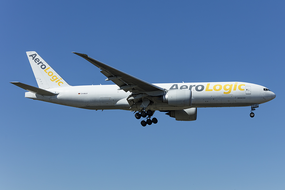 AeroLogic, D-AALA, Boeing, B777-FZN, 19.04.2019, FRA, Frankfurt, Germany 



