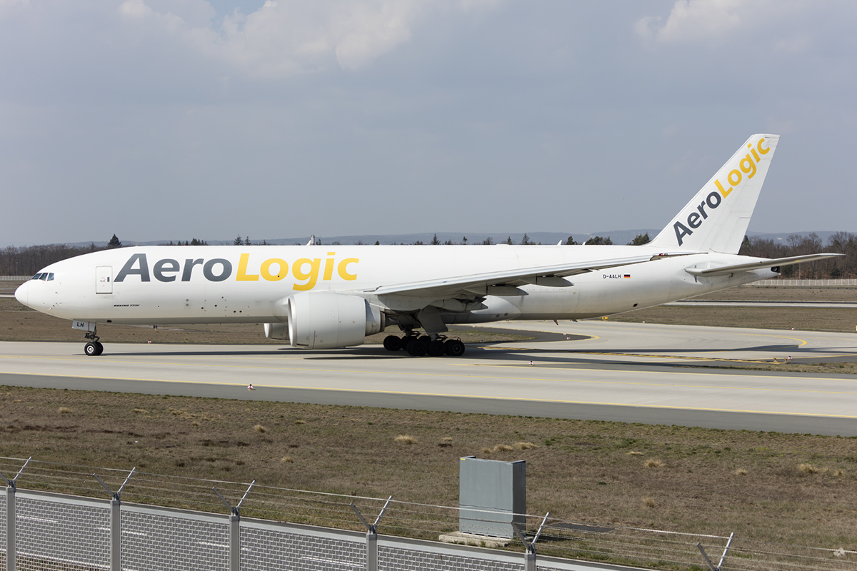 AeroLogic, D-AALH, Boeing, B777-FZN, 31.03.2019, FRA, Frankfurt, Germany 



