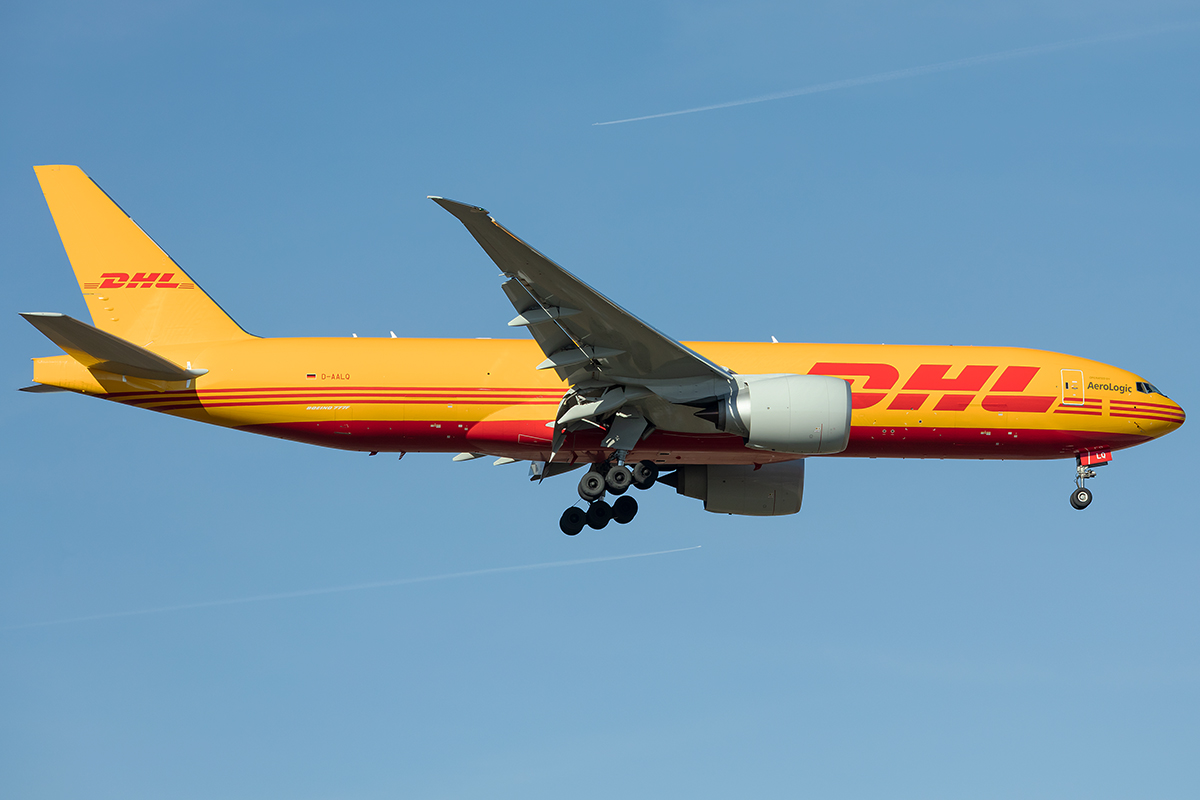 AeroLogic, D-AALQ, Boeing, B777-FNT, 14.02.2021, FRA, Frankfurt, Germany