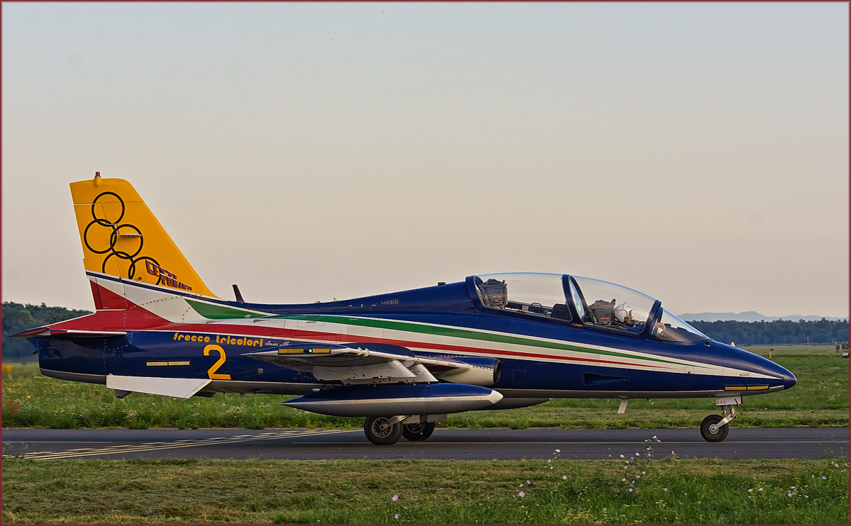 Aeronautica Militare, Frecce Tricolori No.2; Aermacchi MB339; Maribor Flughafen MBX; 14.8.2021