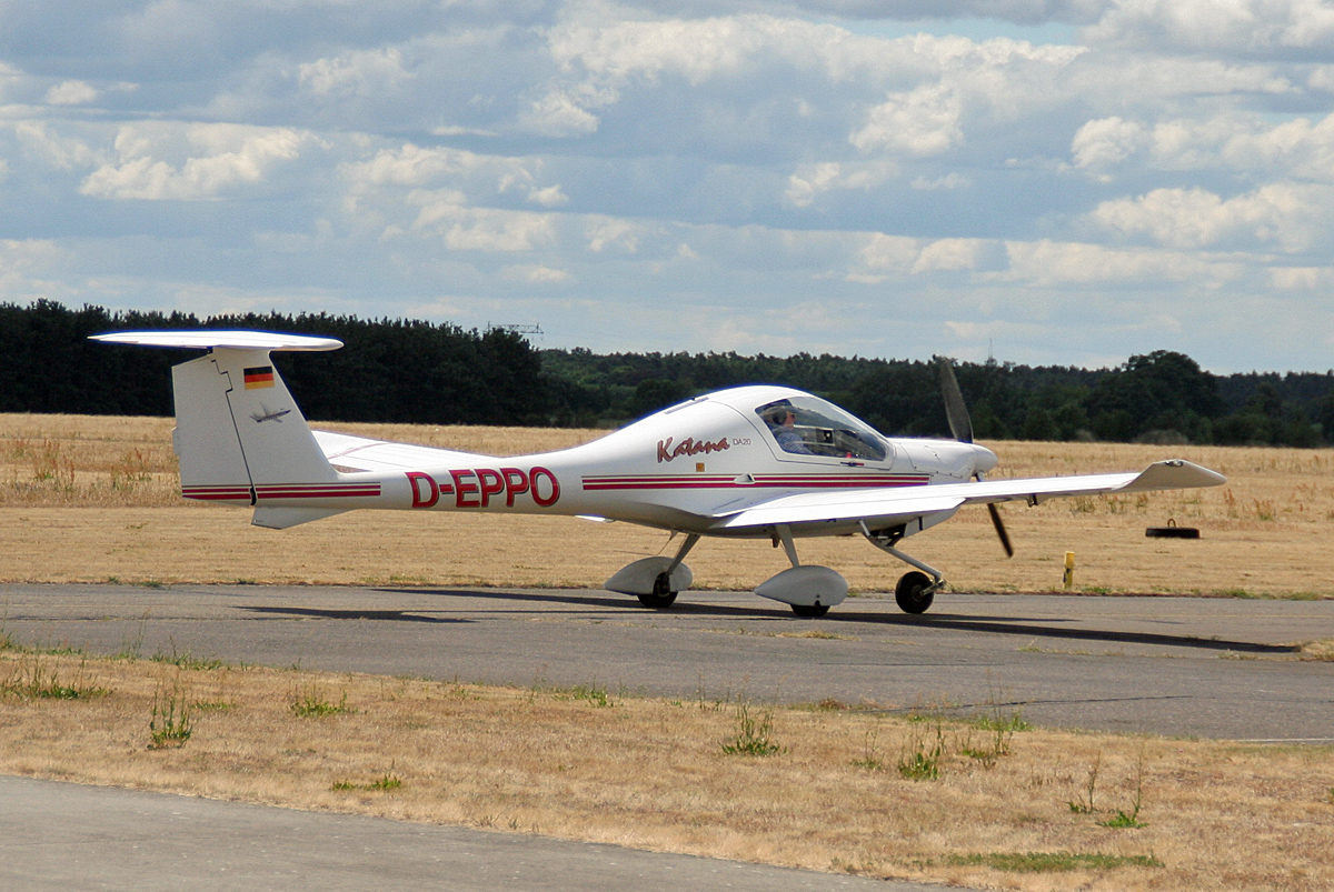 Aerotours, DA-20, D-EPPO, Flugplatz Strausberg, 01.07.2018