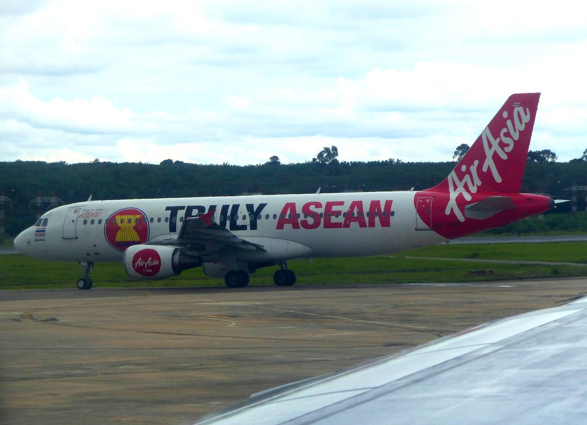 Air Asia, Airbus A 320-216, HS-ABE, Krabi International Airport (KBV), 8.11.2018