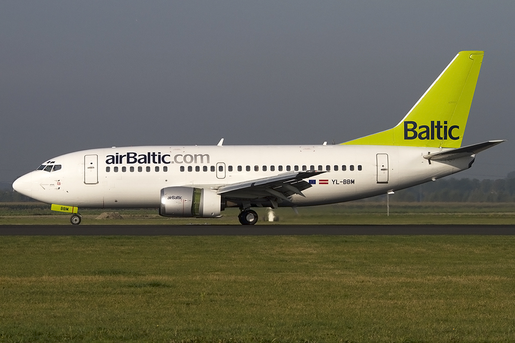 Air Baltic, YL-BBM, Boeing, B737-522, 07.10.2013, AMS, Amsterdam, Netherlands



