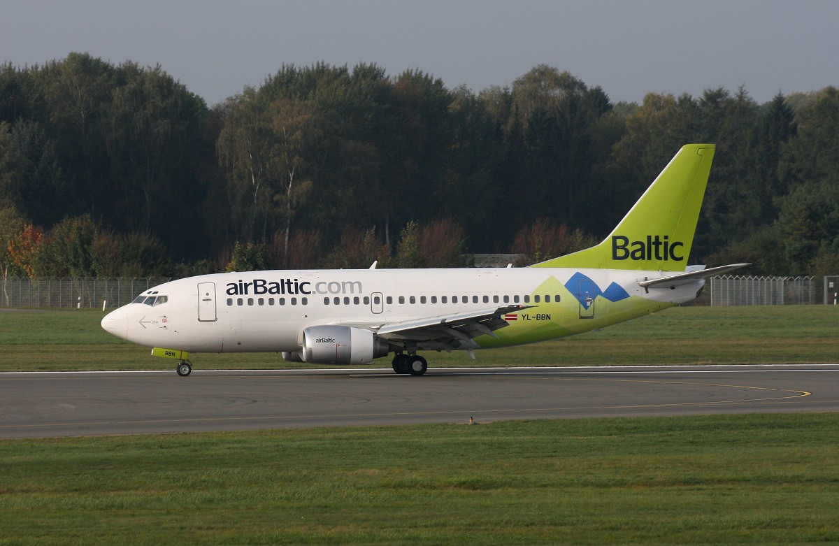Air Baltic, YL-BBN,(c/n 26683),Boenig 737-522, 11.10.2014, HAM-EDDH, Hamburg, Germany 