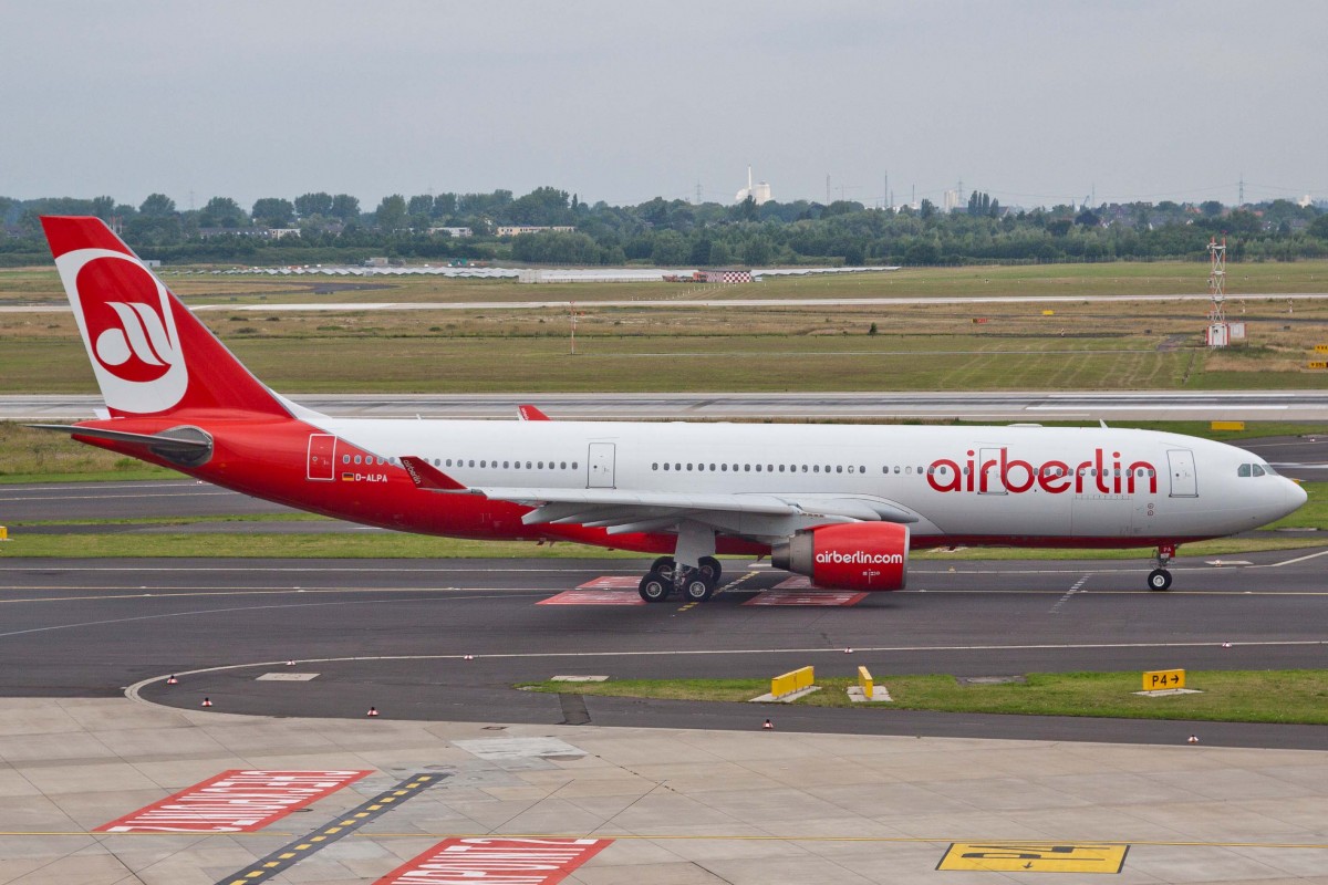 Air Berlin (AB-BER), D-ALPA, Airbus, A 330-223, 27.06.2015, DUS-EDDL, Düsseldorf, Germany