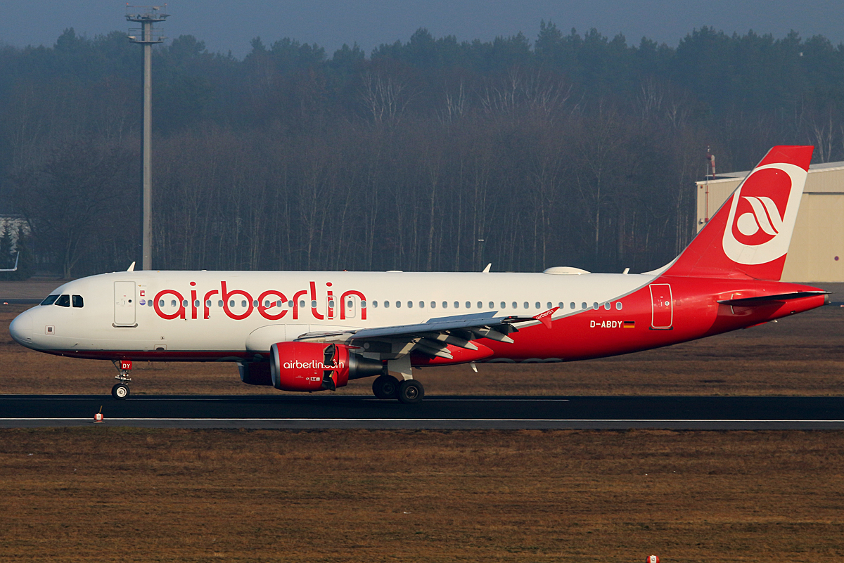 Air Berlin, Airbus A 320-214, D-ABDY, TXL, 08.03.2016