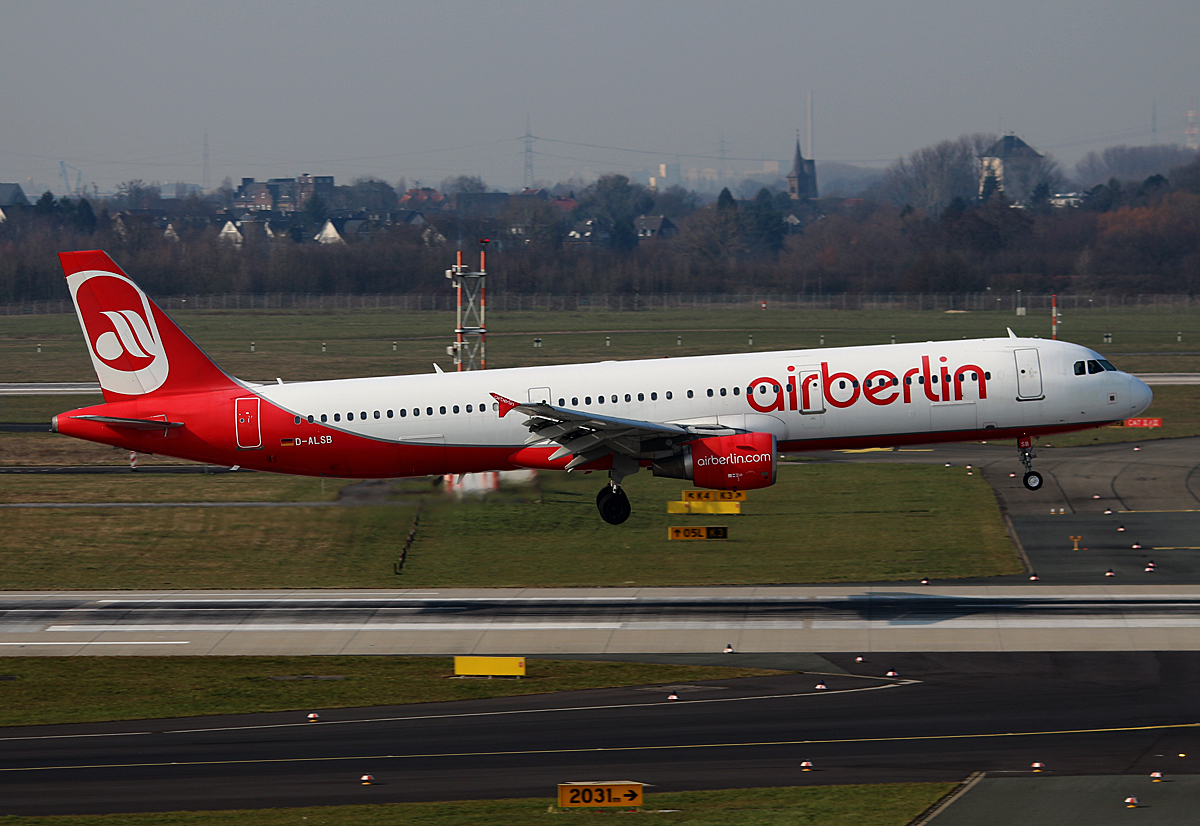 Air Berlin, Airbus A 321-211, D-ALSB, DUS, 10.03.2016