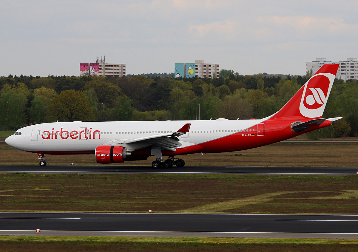 Air Berlin, Airbus A 330-223, D-ALPB, TXL, 04.05.2016