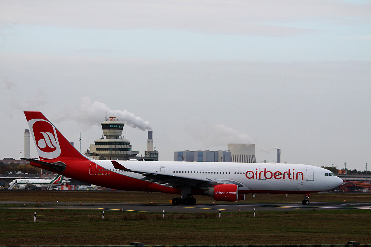 Air Berlin, Airbus A 330-223, D-ABXC, TXL, 29.10.2016