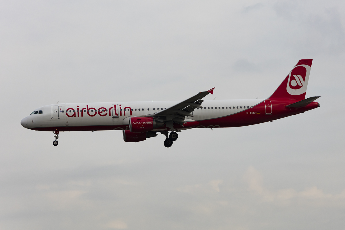 Air Berlin, D-ABCH, Airbus, A321-211, 01.04.2017, FRA, Frankfurt, Germany


