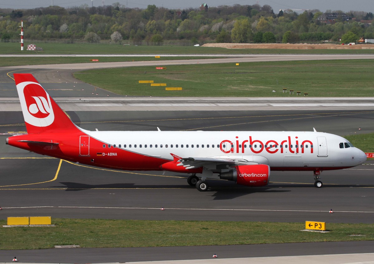 Air Berlin, D-ABNA, Airbus, A 320-200, 02.04.2014, DUS-EDDL, Dsseldorf, Germany