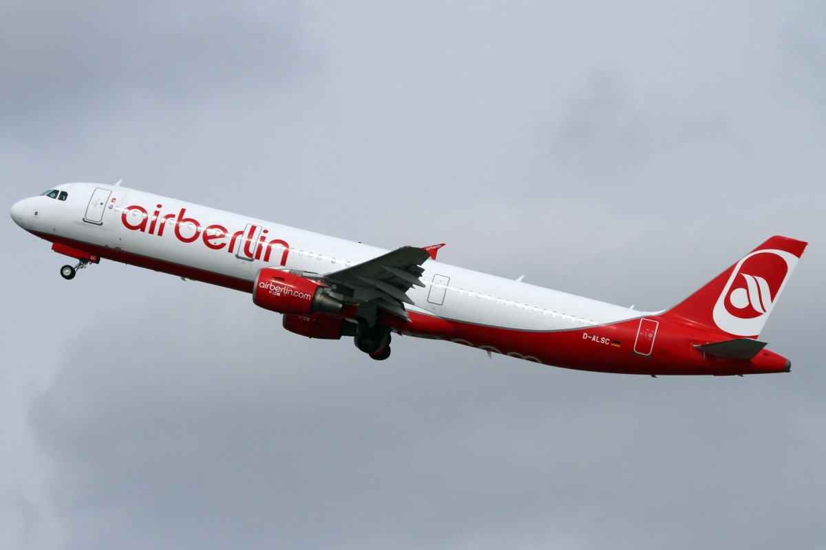 Air Berlin, D-ALSC, Airbus, A 321-211, 03.04.2015, DUS-EDDL, Düsseldorf, Germany