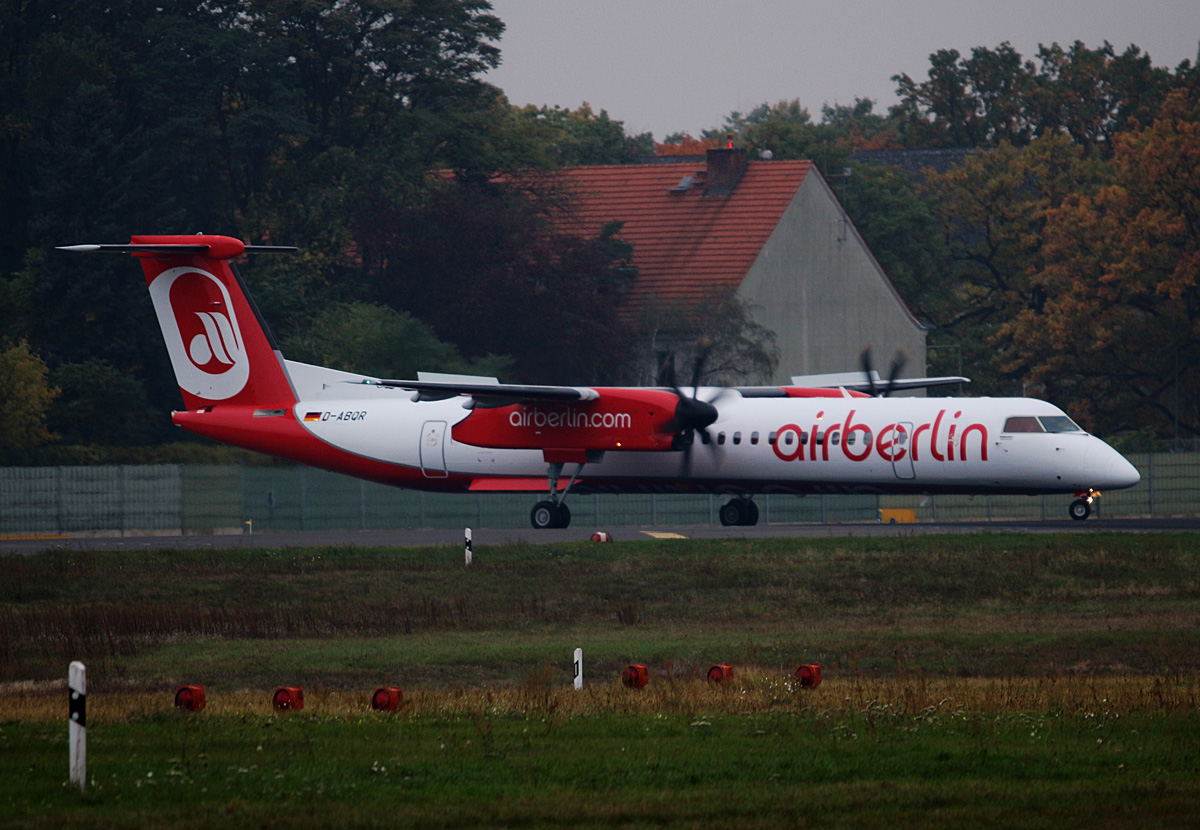 Air Berlin, DHC-8-402Q, D-ABQR, TXL, 23.10.2016