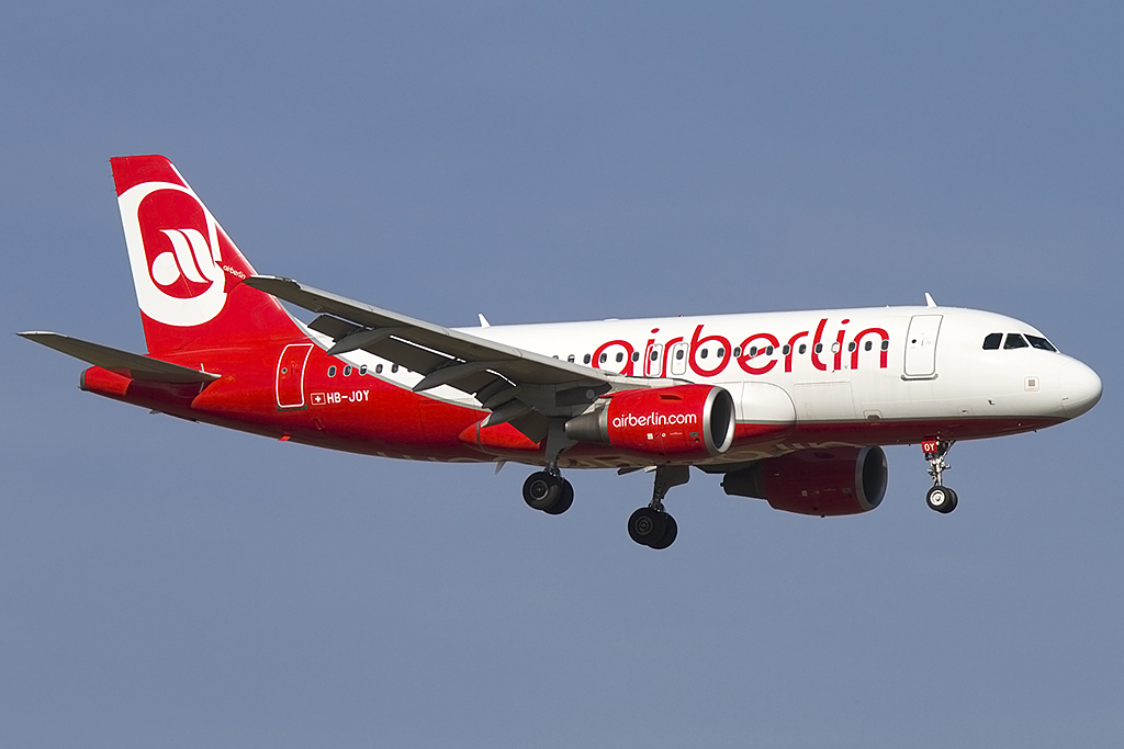 Air Berlin, HB-JOY, Airbus, A320-214, 09.03.2014, ZRH, Zürich, Switzerland



