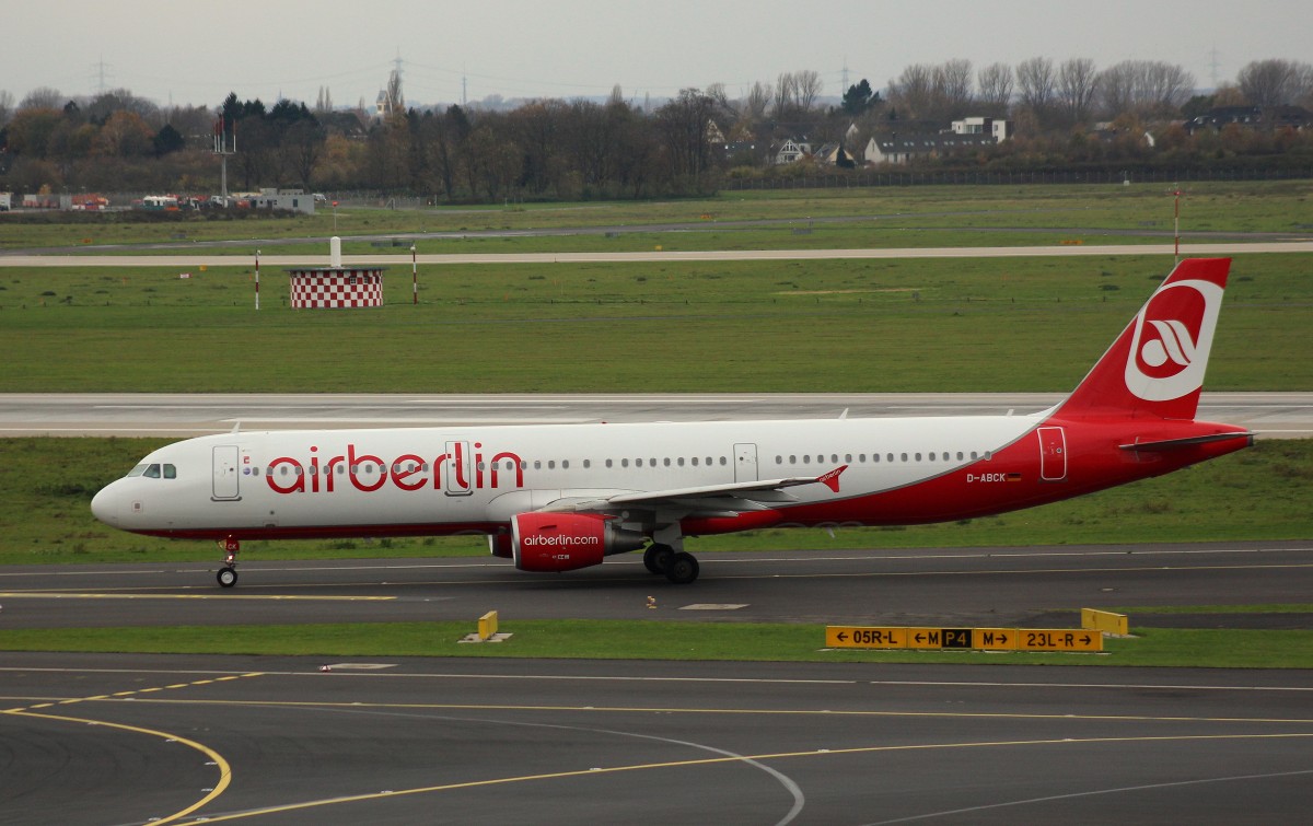 Air Berlin,D-ABCK,(C/N 5133),Airbus A 321-211, 21.11.2015,DUS-EDDL, Düsseldorf, Germany 