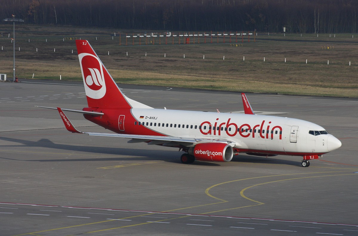 Air Berlin,D-AHXJ, (c/n 35277),Boeing 737-7K5(WL), 17.01.2015, CGN-EDDK, Köln /Bonn, Germany 
