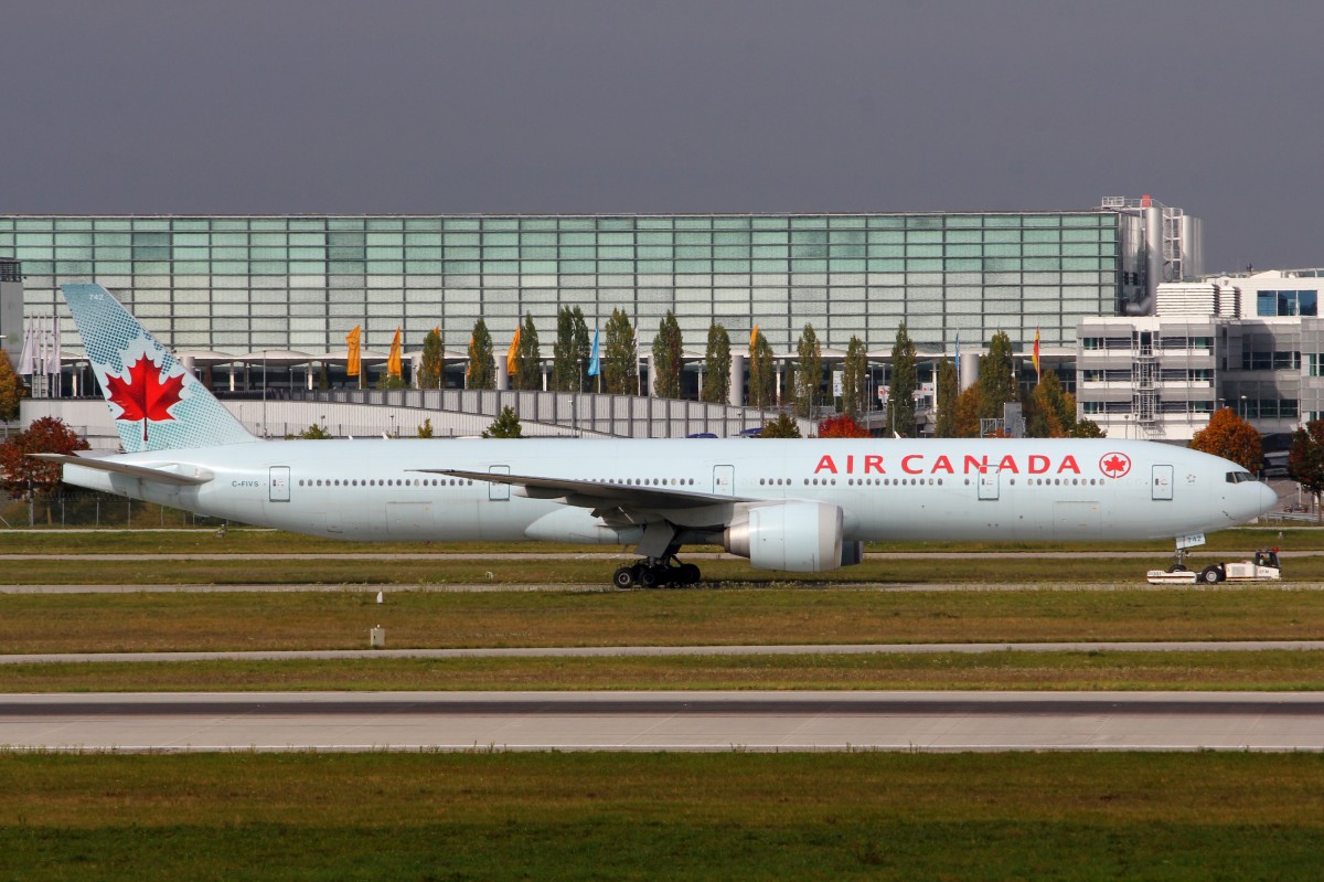 Air Canada, C-FIVS, Boeing 777-333ER, 10.Oktober 2014, MUC München, Deutschland