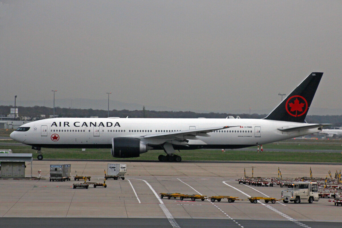 Air Canada, C-FNND, Boeing B777-233LR, msn: 35246/695, 29.Oktober 2022, FRA Frankfurt, Germay.