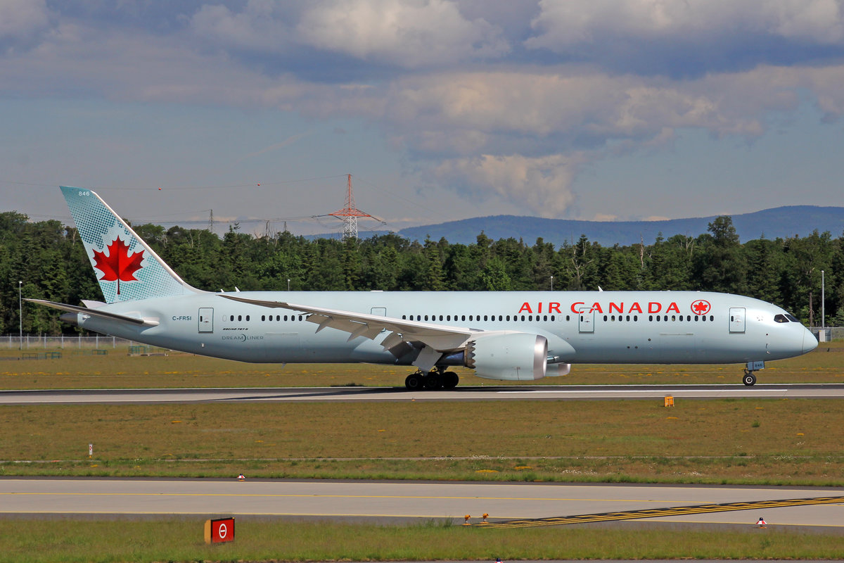Air Canada, C-FRSI, Boeing 787-9, 21.Mai 2017, FRA Frankfurt am Main, Germany.
