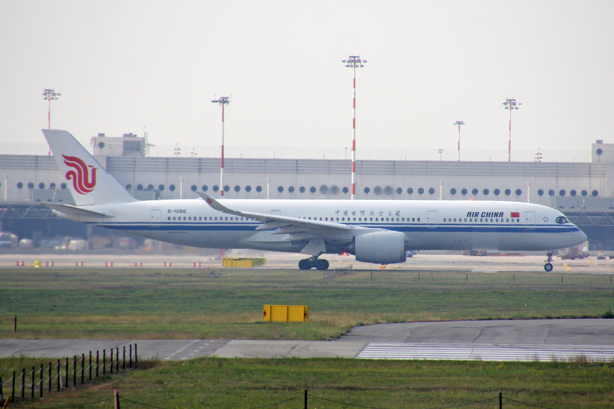 Air China, B-1086, Airbus A350-941, msn: 167, 15.Oktober 2018, MXP Milano-Malpensa, Italy.