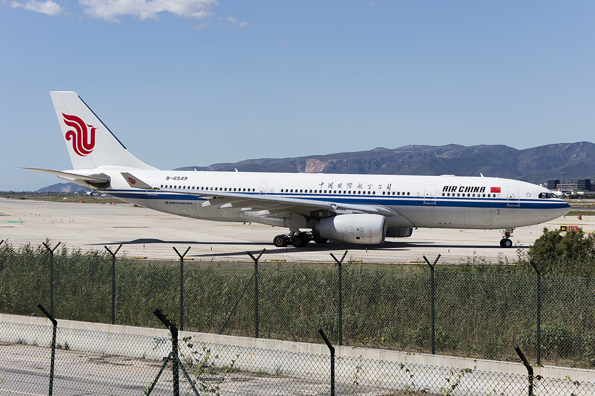Air China, B-6549, Airbus, A330-243, 10.09.2017, BCN, Barcelona, Spain 


